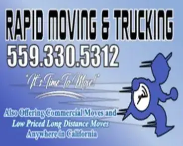 Rapid Moving and Trucking Logo