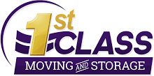 1st Class Moving and Storage logo