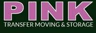 Pink Transfer Moving & Storage Logo